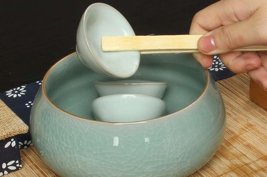 茶洗與茶盂區(qū)別圖片，怎樣使用茶盂和茶洗