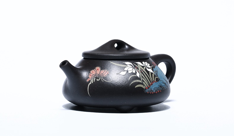 石瓢手工紫砂壺，精致典雅紫砂壺