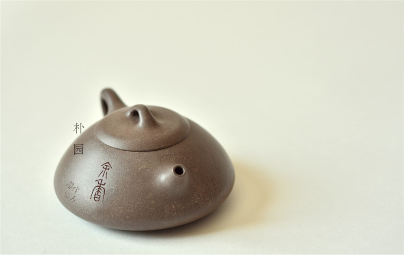納瓢段刻泥山鳥(niǎo)宜興紫砂壺手工家用功夫茶具